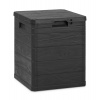 Toomax WOODYS zahradní plastový úložný box 90 L - grafit
