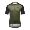 GORE Cyklistický dres s krátkym rukávom - GRID FADE 2.0 - zelená/fialová 2XL