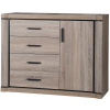 Eoshop Komoda LASAL L-3 (Barva dřeva: Dub sonoma)
