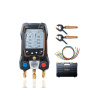 Testo 550s SMART SET s hadicami - Digitálny servisný prístroj s bezdrôtovými kliešťovými teplotnými sondami
