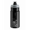 ELITE-Fľaša JET čierna šedé logo 550 ml Šedá 0,55 L
