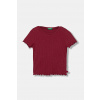Detské tričko United Colors of Benetton 3F1AC10N4.G.Season.9BYA burgundské 160