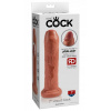 Dildo vaginálne King Cock 17,8 cm telovej farby