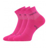 VoXX® Boby Športové slabé ponožky - 3 páry BM000004236200100984 magenta 39-42 (26-28)