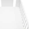 Jersey prestieradlo do postieľky New Baby 120x60 white biela