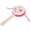 Bigjigs Toys Drevený rotačný bubienok hviezdičky 1 ks Bigjigs Toys Drevený rotačný bubienok hviezdičky 1 ks