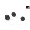 Mikoyan MiG-9 Fargo / MiG-15 Fagot (early) wheels w/ weighted tires