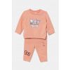 Detská tepláková súprava Puma HELLO KITTY & FRIENDS MINICATS Crew Set TR oranžová farba, 630065 80