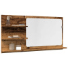 Kúpeľňová skrinka staré drevo 90x11x45 cm kompozitné drevo-ForU-856262