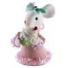 Dekorácia MagicHome Candy Line, myška, ružová, 27 cm