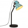 vidaXL Stolová lampa 25 W šmuhovaná modrá 17x17x60 cm E27 371888