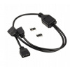 Rozbočovač 3-pin aRGB, rozdeľovač, hub 2x3-pin LED, splitter 2x3 pin
