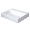 Duravit DuraSquare Umývadlo, 60x47 cm, bez prepadu, s otvorom na batériu, DuraCeram, biela 2353600071