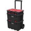 Strend Pro 239946 - Sada boxov Keter® 250927 Stack´n´roll mobilný systém, 525x411x694 mm, na náradie