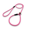 Výcvikové stahovací vodítko 2v1 8 mm, 7 délek, extra pevné, růžové DÉLKA VODÍTKA: 3 metry