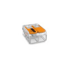221-412 Spoj. svorka COMPACT 2x4mm2 CYA