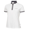 Calvin Klein Golf Women's Short Sleeve Performance Polo Shirt White 14 (L)