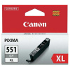 Canon originál ink CLI551GY XL, grey, 11ml, 6447B001, high capacity, Canon PIXMA iP7250, MG5450, MG6350, MG7550