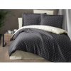 Brotex Obliečky Satén Serena antracit 200x220/2x70x90 cm