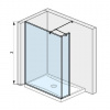 Jika Pure - Sklenená stena bočná 130 cm na sprchovú vaničku 130 cmx80 cm a 130 cmx90 cm, s úpravou Jika Perla Glass, 1300 mm x 200 mm x 2000 mm H2674270026681