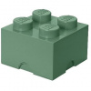 LEGO úložný box 250 × 250 × 180 mm – army zelená 5711938029616