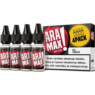Liquid ARAMAX 4Pack USA Tobacco 4x10ml-3mg