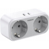 Cestovný adaptér UK Anglia Zástrčka s 2 USB cestovným konektorom Veľká Británia