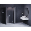 Ravak SMARTLINE SMSD2-100 A-R, 2-dielne sprchové dvere do niky, Bright alu,Transp + vešiak 0SPAAA00Z1