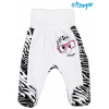 Polodupačky bavlna Nicol biele - Zebra, veľ. 86