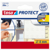 Tesa Ochranné protihlukové/protišmykové podložky, 8 mm, Protect priehľadné