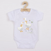 Detské body s potlačou New Baby Husičky - krátky rukáv - 68 (4-6m)