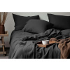 Mušelínové obliečky Black Veľkosť: 140 x 220 + 70 x 90