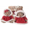 BK ETHAN X-Mas - medvěd s červenou šálou (40cm) NOVINKA Bukowski Design