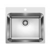 Blanco Supra 500 - Drez, 54x50 cm, kefovaná nerezová 526354