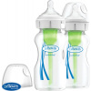 Dr.Browns dojčenská Antikoliková fľaša Options+ Wide Neck plastová 2 ks WB92600 270ml