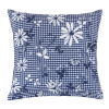 Bellatex Povláček DITA - 45x45 cm kostička modrá s květem