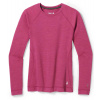 SMARTWOOL Dámske tričko CLASSIC THERMAL MERINO BL PATTERN CB ružové Veľkosť: XS