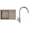 Set Sinks G13854 (dřez Amanda 860 Truffle 54 + baterie Vitalia Chrom - lesklý)