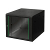 Skriňa Rack Digitus DN19 09U 6/6EC SW 19 9U 600x600 (DN-19 09U-6/6-EC-SW)