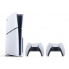 PlayStation 5 (typ modelu – slim) biela + 2x ovládač DualSense (PS711000042064) Herná konzola