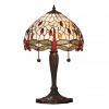 Dragonfly beige stolní lampa Tiffany 64086
