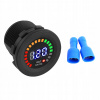 12 V Motocykel Digitálny LED automobil VOLTOMER