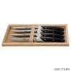 Steakové nože 719993 - Le Thiers® Art Deco Steak and Table Knives, 4-Piece Set