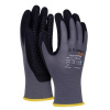 Donau-Safe Rukavice pletené, polomáčané DONAU SAFETY Flex-Dotted, kat. II šedé veľ. 9