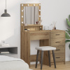 Toaletný stolík s LED osvetlením Artisan Oak 50x41x135 cm 865126