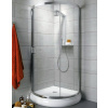 RADAWAY PREMIUM PLUS B 90 x 90cm sprchový kút štvrťkruhový, profil chróm, sklo číre, 30473-01-01N