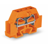 WAGO Svorka 262-306 2vodičová Bez tlačítka S upevňovací přírubou, oranžová