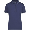 James & Nicholson | JN 568, Dámske žerzejové elastické polo, modrá navy - biela, XL