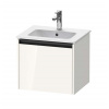 Duravit Ketho.2 Umývadlová skrinka, 44x51x42 cm, 1 zásuvka, lesklá biela K25061022220000
