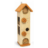 Hmyzí hotel 50 cm – 4 poschodia, bambus a šišky, 4 farebné varianty Farba: oranžová farba